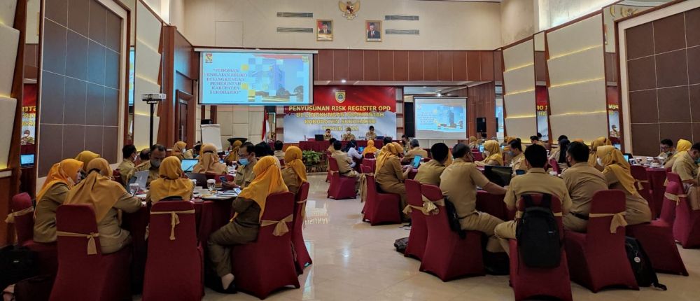DESK PENYUSUNAN RISK REGISTER OPD DI LINGKUNGAN PEMERINTAH KAB. SUKOHARJO