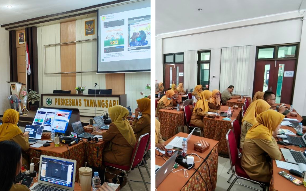Wawancara Evaluasi oleh Tim Penilai Nasional (TPN) Kementerian PANRB pada Puskesmas Tawangsari