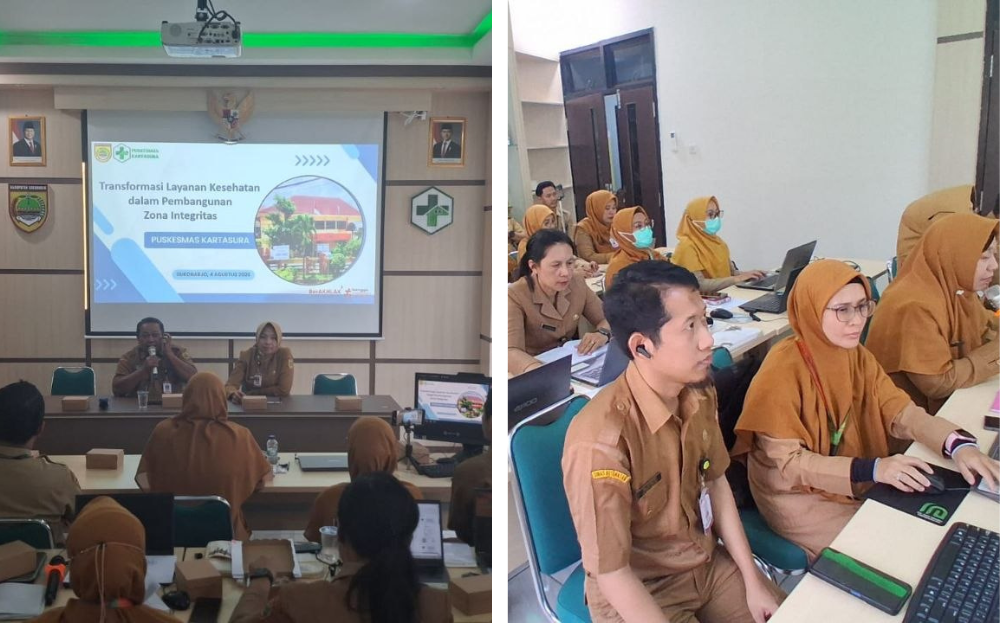 Wawancara Evaluasi oleh Tim Penilai Nasional (TPN) Kementerian PANRB pada Puskesmas Kartasura
