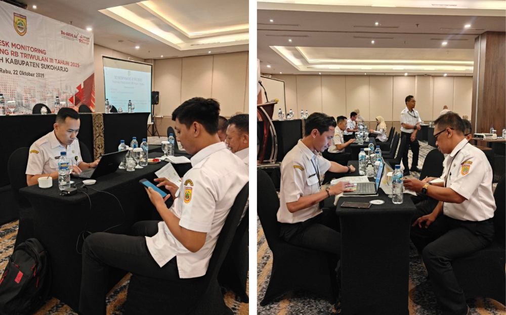 Desk Monitoring Evaluasi On Going Reformasi Birokrasi (RB) Triwulan III Tahun 2025