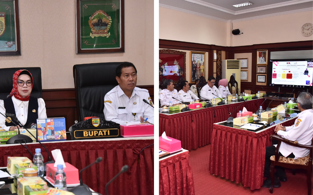 Zoom Meeting Launching Hasil Survei Penilaian Integritas (SPI) 2024 bersama KPK-RI