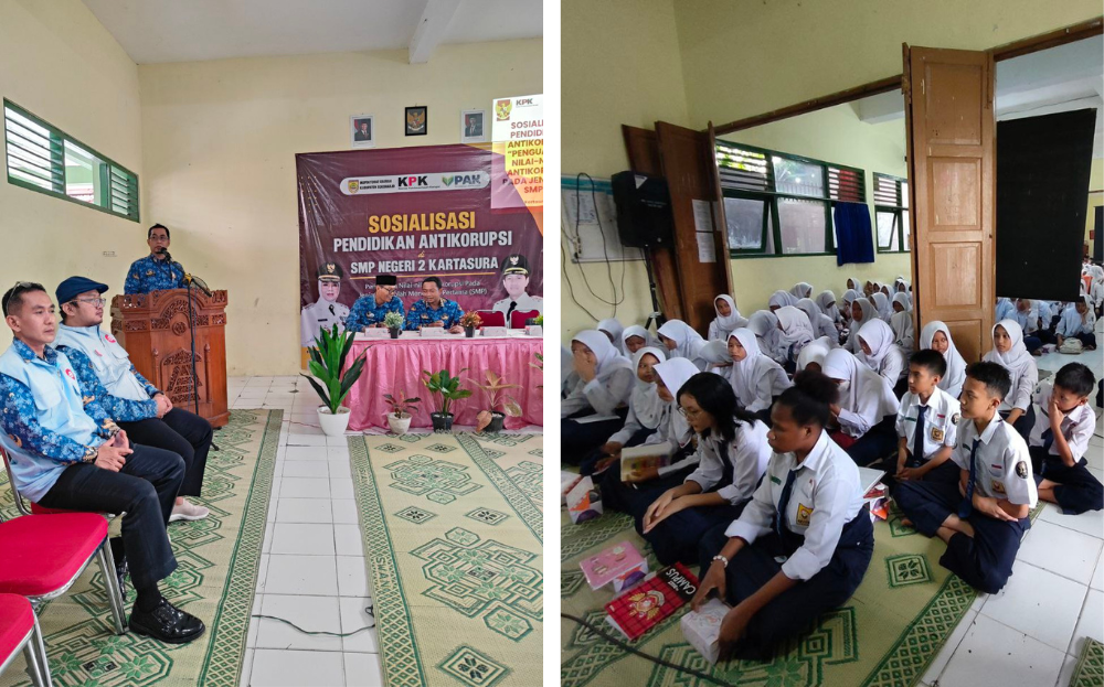 Sosialisasi Pendidikan Antikorupsi pada Satuan Pendidikan jenjang Sekolah Menengah Pertama (SMP) di Kabupaten Sukoharjo Tahun 2025