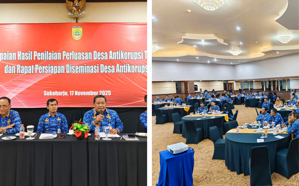 Penyampaian Hasil Penilaian Perluasan Desa Antikorupsi Tahun 2025