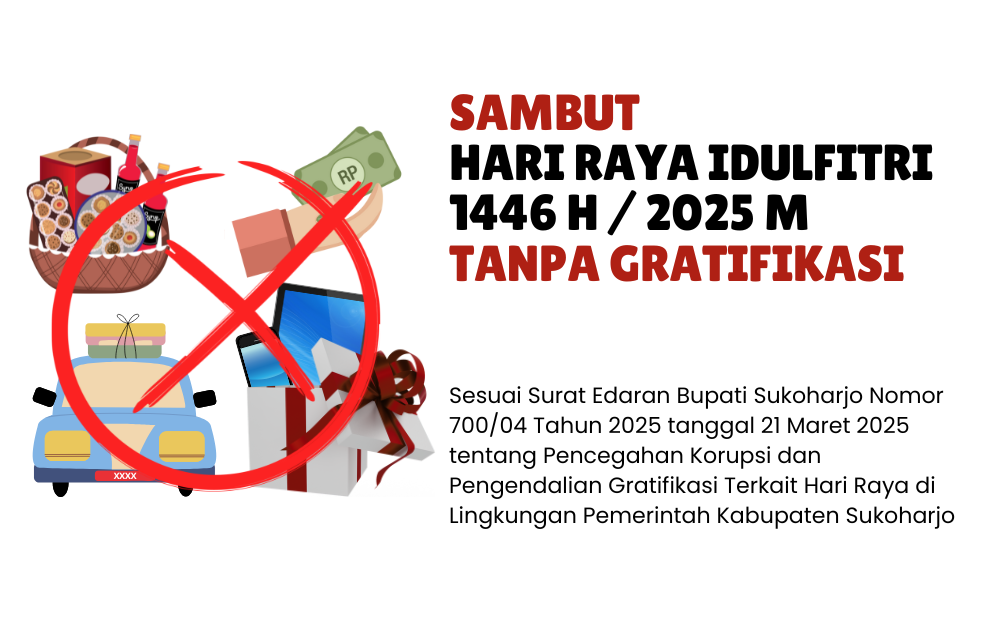 SAMBUT  HARI RAYA IDULFITRI 1446 H / 2025 M TANPA GRATIFIKASI