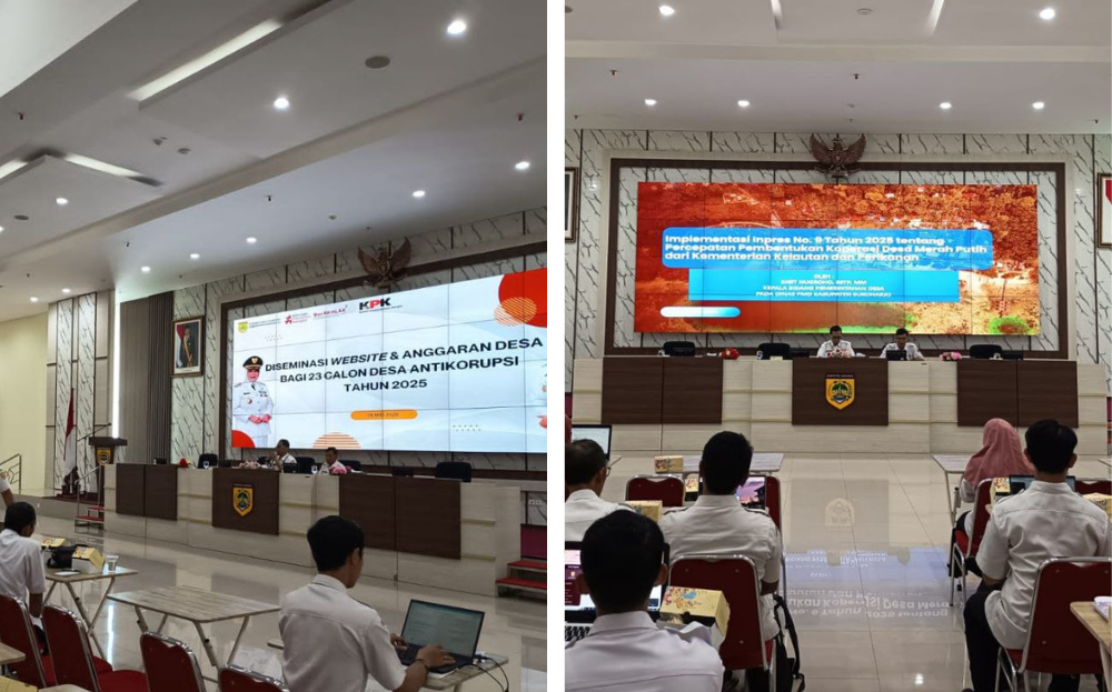 Diseminasi Website dan Anggaran Desa bagi 23 Calon Desa Antikorupsi Tahun 2025