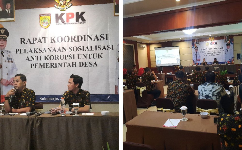 Sosialisasi Antikorupsi pada 23 Calon Desa Antikorupsi