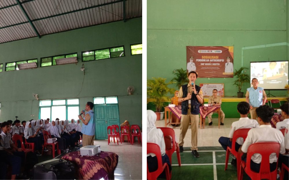 Sosialisasi Pendidikan Antikorupsi di SMP N 3 Nguter